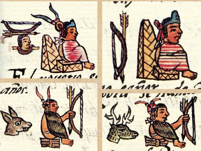 Bows and Arrows Aztec warriors