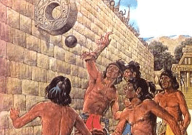 Who could play the ancient Aztec games