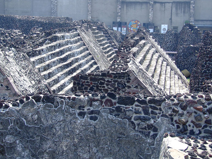 The Aztec Templo Mayor © Sam Kelly