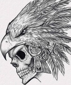 Aztec Tattoo Eagles Mod 2