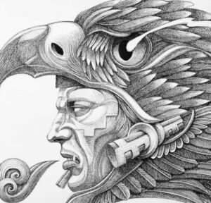 Aztec Tattoo Eagles Mod 3