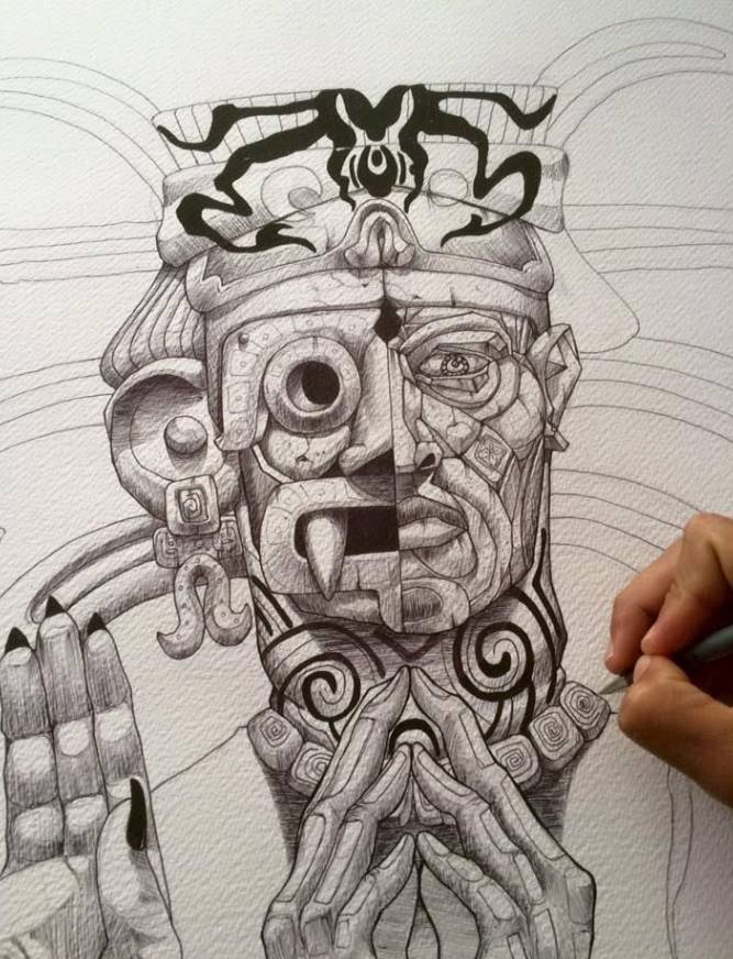 Best Aztec Tattoos Compilation 2