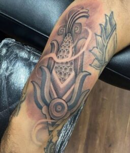 Maize (Corn) Aztec Tatto Mod.3 Aztec Tattoo Meaning