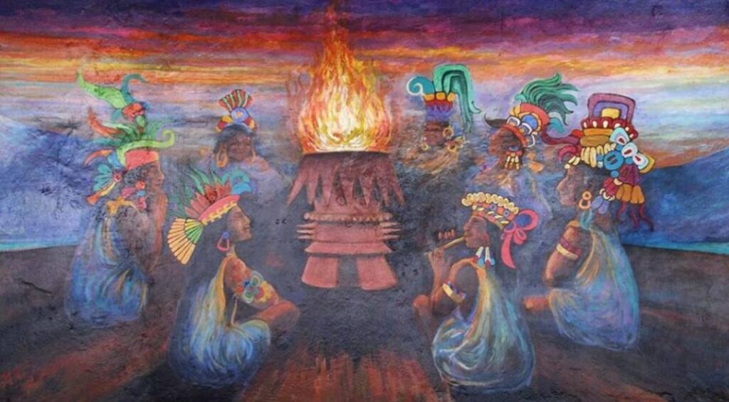 The New Fire Ceremony Ancient Aztec Civilisation 