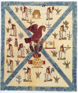 The founding of Tenochtitlan from Codex Mendoza