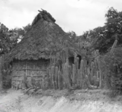 Commitment and penance, by the Aztec priest